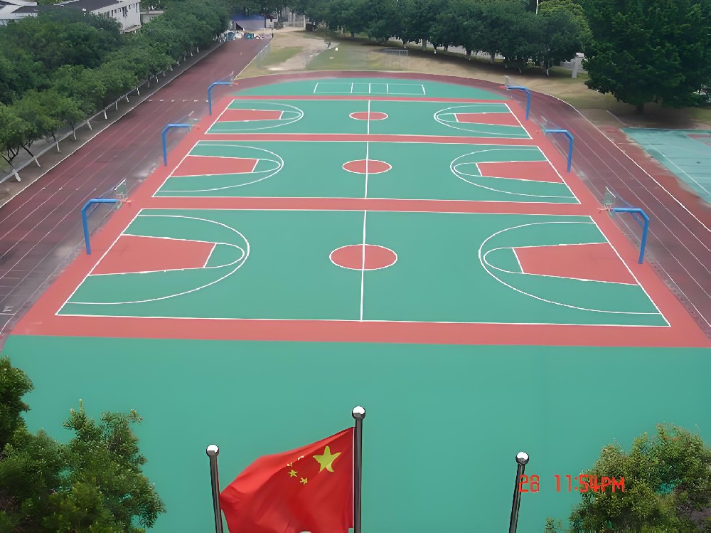 硅PU籃球場