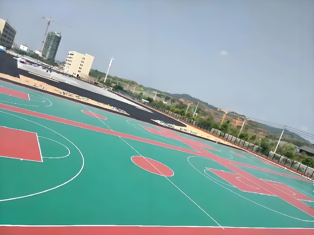 昆山塑膠球場(chǎng)施工
